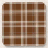 Tartan Pattern Untersetzer aus Kunststoffen (Vorderseite)
