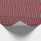 Tartan Pattern Weihnachten Geschenkpapier (Ecke)