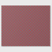 Tartan Pattern Weihnachten Geschenkpapier (Flach)