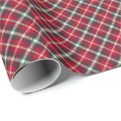 Tartan Pattern Weihnachten Geschenkpapier (Rolleneckpunkt)