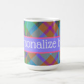 Tartan personalisiert kaffeetasse (Mittel)