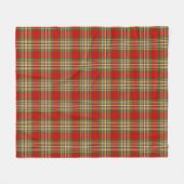 Tartan Plaid Fleecedecke (Vorderseite (Horizontal))