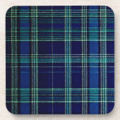 Tartan plaid getränkeuntersetzer (Vorderseite)