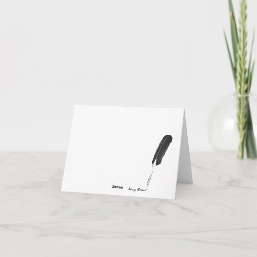 Tartan Plaid Note card Karte (Rückseite)