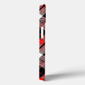 Tartan Plaid Red and Black iPhone / iPad case (Rückseite / Rechts)