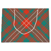Tartan Plaid Rustic Classic Wilson Große Geschenktüte (Vorderseite)