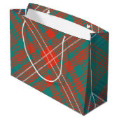 Tartan Plaid Rustic Classic Wilson Große Geschenktüte (Rückseite Schrägansicht)