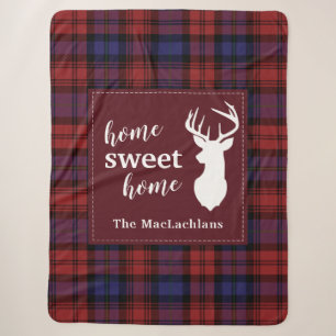 Tartan Plaid Weihnachten Clan MacLachlan Personali Sherpadecke