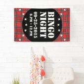Tartan-Plaidermuster rotes Royal-Gewebe Banner (Insitu)