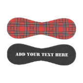Tartan-Plaidermuster rotes Royal-Gewebe Baseball (Paneele)