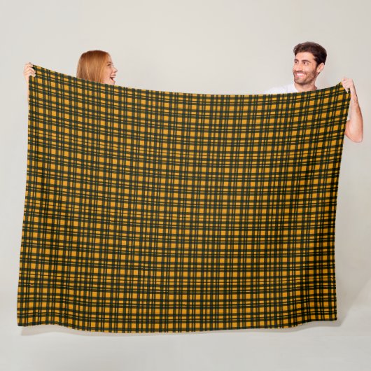 Tartan-Plüschdecke – Klassisches Karomuster Fleecedecke (Beispiel)