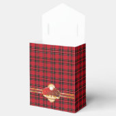 Tartan Red Black Kariert Zent Gevor Box Geschenkschachtel (Geöffnet)