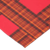 Tartan, Red Crisscross Tischdecke (Schrägansicht)