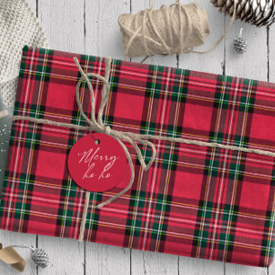 Tartan Red/Green ID768 Geschenkpapier