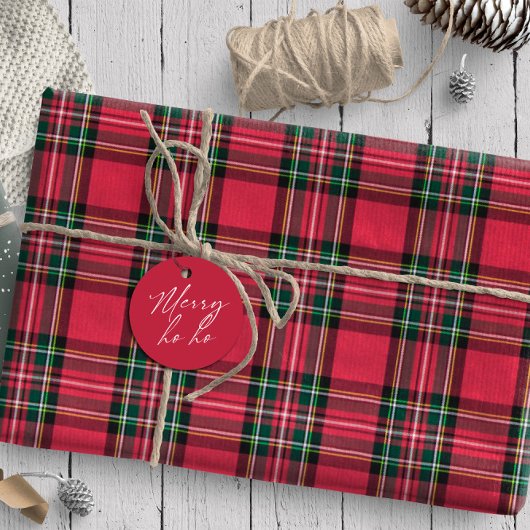 Tartan Red/Green ID768 Geschenkpapier