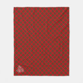 Tartan Red Kariert Christmas Fleecedecke (Vorderseite)