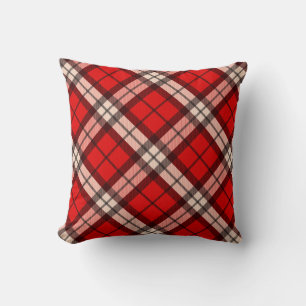Tartan Red Kariert Kissen