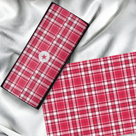 Tartan - Red White Black Seidenpapier