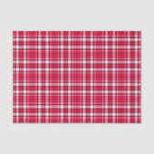 Tartan - Red White Black Seidenpapier (Vorderseite)