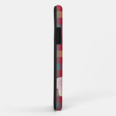 Tartan Rot-Gelb iPhone Case (Hinten/Rechts)