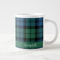 Tartan-Rot-Schrift-Grün Campbell Plaid nach Maß