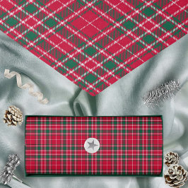 Tartan - Rotes Grün und Weiß Seidenpapier