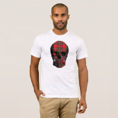 Tartan-Schädel T-Shirt (Vorne ganz)