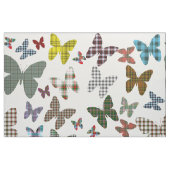 Tartan-Schmetterlings-Muster-Gewebe Stoff (Fat Quarter (45,7 x 55,9 cm))