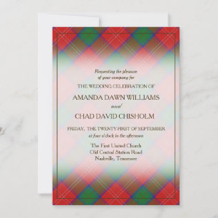 Tartan-Schönheits-Clan Chisholm schottischer Plaid