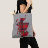 Tartan-Schottland-Karte Tasche (Von Nahem)