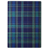 Tartan-Schreibheft Klemmbrett (Rückseite)