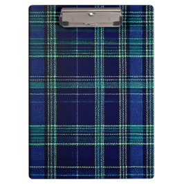 Tartan-Schreibheft Klemmbrett