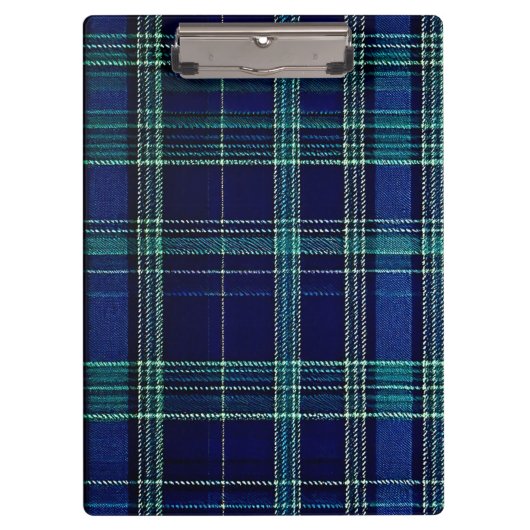 Tartan-Schreibheft Klemmbrett (Vorderseite)