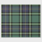 Tartan - Schwarze Uhr - Schleifpapier Geschenkpapier (Flach)