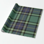 Tartan - Schwarze Uhr - Schleifpapier Geschenkpapier (Ungerollt)