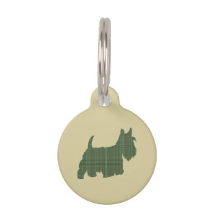 Tartan Scottie Tiernamensmarke