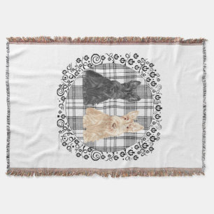 Tartan Scotties Decke