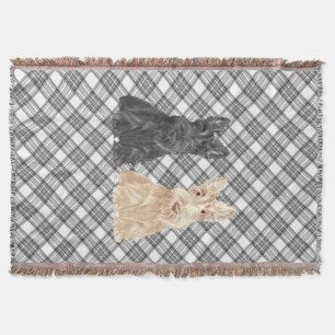 Tartan Scotties Decke