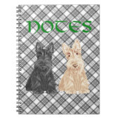 Tartan Scotties Notizblock (Vorderseite)