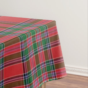 Tartan Scottish Clan MacBean Checkered Kariert Tischdecke