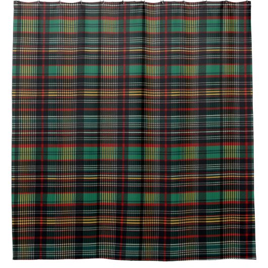 Tartan Scottish Kariert Pattern Duschvorhang (Vorderseite)