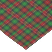 Tartan Scottish Kariert Red Green Rectangle Tischdecke (Schrägansicht)
