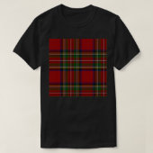 TARTAN SCOTTISH Stewart Royal PLAID CHECK DESIGN 1 T-Shirt (Design vorne)