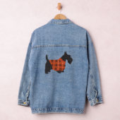 Tartan Scottish Terrier Jeansjacke (Hangar)