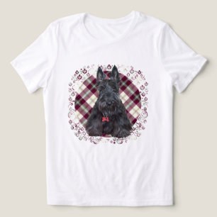Tartan Scottish Terrier Tri-Blend Shirt