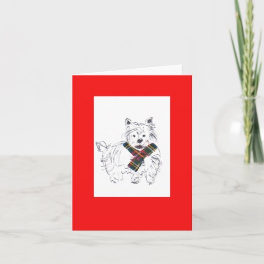 Tartan Scotty Karte (Vorderseite)