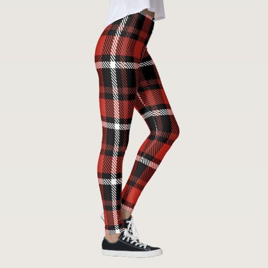 Tartan Seamless Tiles Leggings (Rechts)