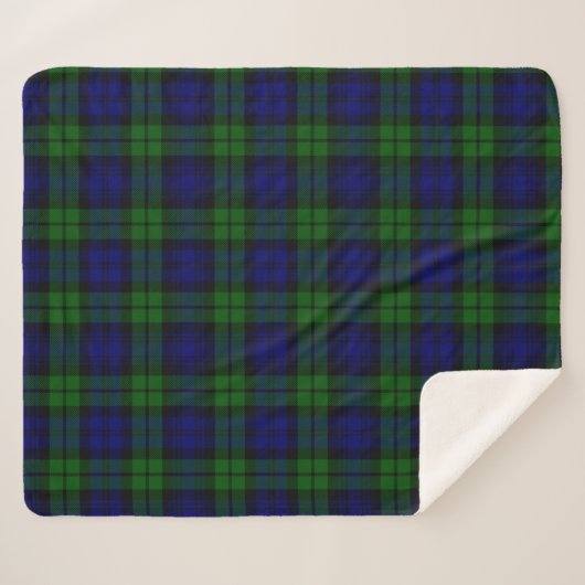 Tartan Sherpadecke (Vorderseite (Horizontal))