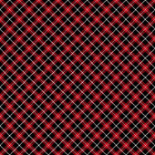 Tartan Shower Curtain Red Black Gift for Nesting Duschvorhang