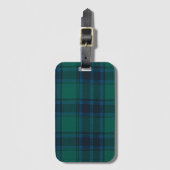 Tartan-Single mit Kartensteckplatz Gepäckanhänger (Vorderseite Vertikal)